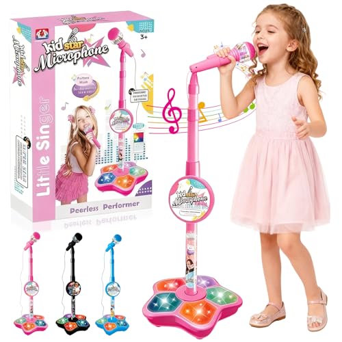 2026 New All-in-One Microphone Toy, Kids Microphone with Adjustable Stand,