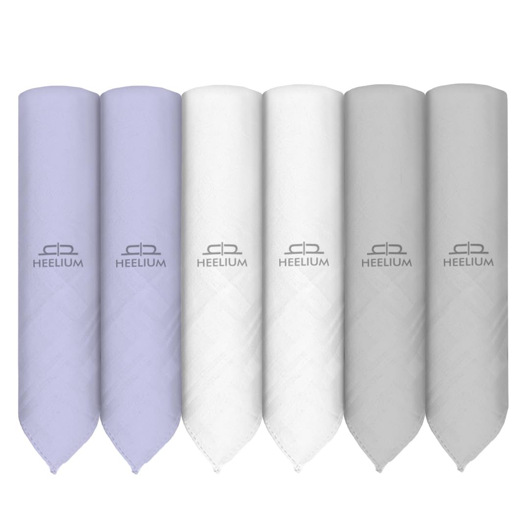 heelium Bamboo Handkerchief for Men & Women | Ultra Soft & Absorbent | Multipurpose Premium Rumal | Large Size 43 x 45 CM-picture-47