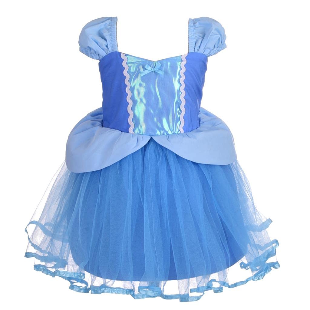 Lito Angels Princesa Blancanieves/Cenicienta/Sirenita Rapunzel vestir para Niñas Disfraz de Halloween Ropa Casual