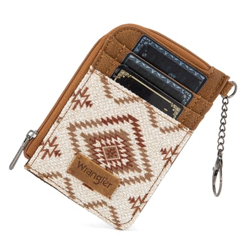 Image of Wrangler Western Card Wallet for Women Aztec Credit Card Holder for Women