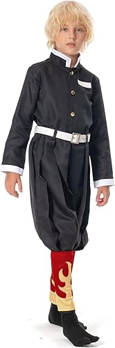 Miniatura 6 de Seaehey Disfraz de kimono japonés de Tanjiro Kamado Nezuko Giyuu para niños