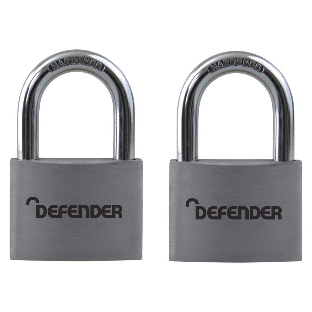 Defender Dfal4T Aluminium Padlock Twin Pack 40mm Defdfal4T from B&Q