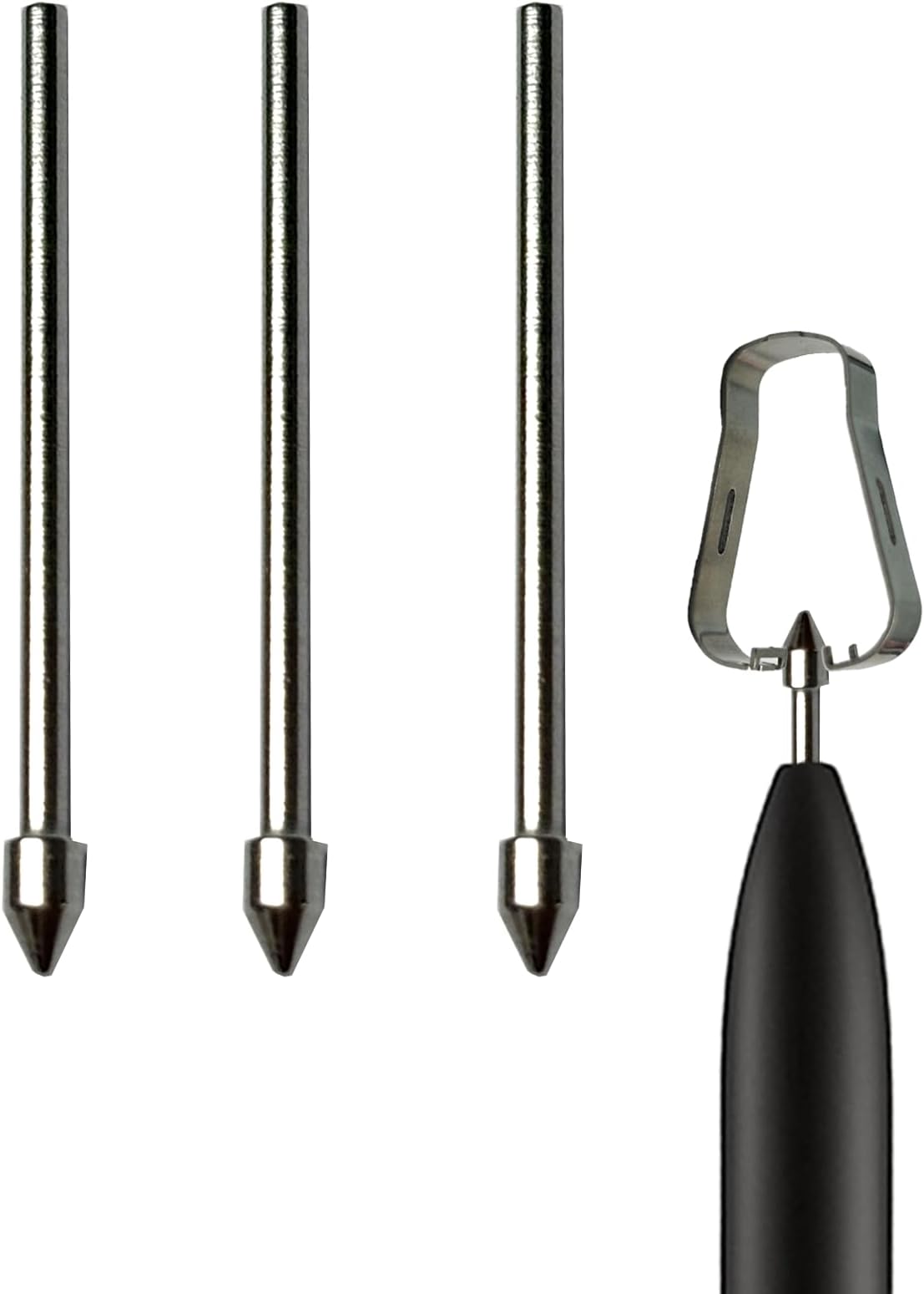 3 PCS Galaxy Tab S Pen Metal Tips/Nibs Replacement for Samsung Galaxy Tab S10+/S10 Ultra/S9/S9FE+/S9 Ultra/S8/S8+/S8 Ultra/S7/S7 FE/S6/S6 Lite S Pen Replacement Tips/Nibs with Tools