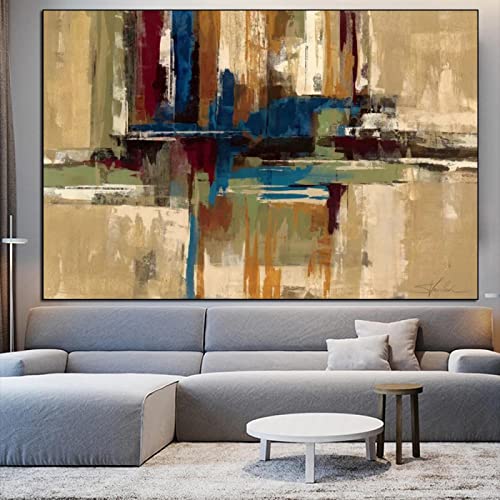 Affiche murale et toile paysage abstrait pour décor maison