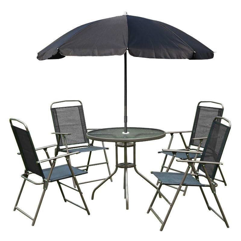 Vital Garden Dining Set 3 Piece (2 Chair and 1 Table) Outdoor Furniture Patio Dining Table and Chair Balcony Dinner Table Dinner Chair Poly Rattan Anthracite & Grey (VI-DNS-08)