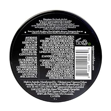 UPPERCUT DELUXE Matte Pomade for Men Medium Hold, No Shine, Water-Based Hair Styling Cream, Easy Wash Out, Natural Matte Finish, 3.5 oz / 100 g