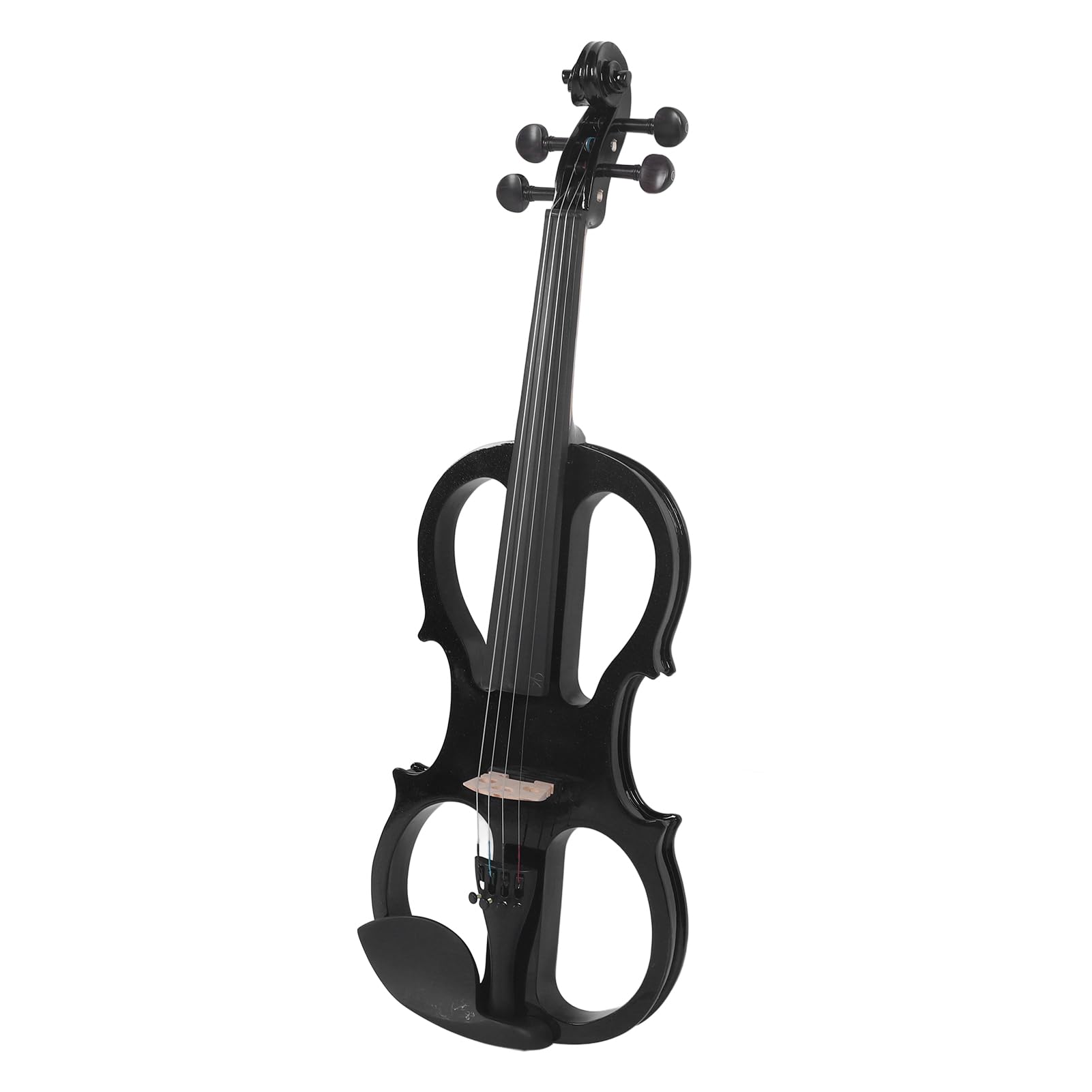 Sonew Kit Violino Elettrico Set Professionale 4/4 Violino Silenzioso per Studenti Adulti Design Leggero Ed Ergonomico per Pratica e Prestazioni (BLACK)