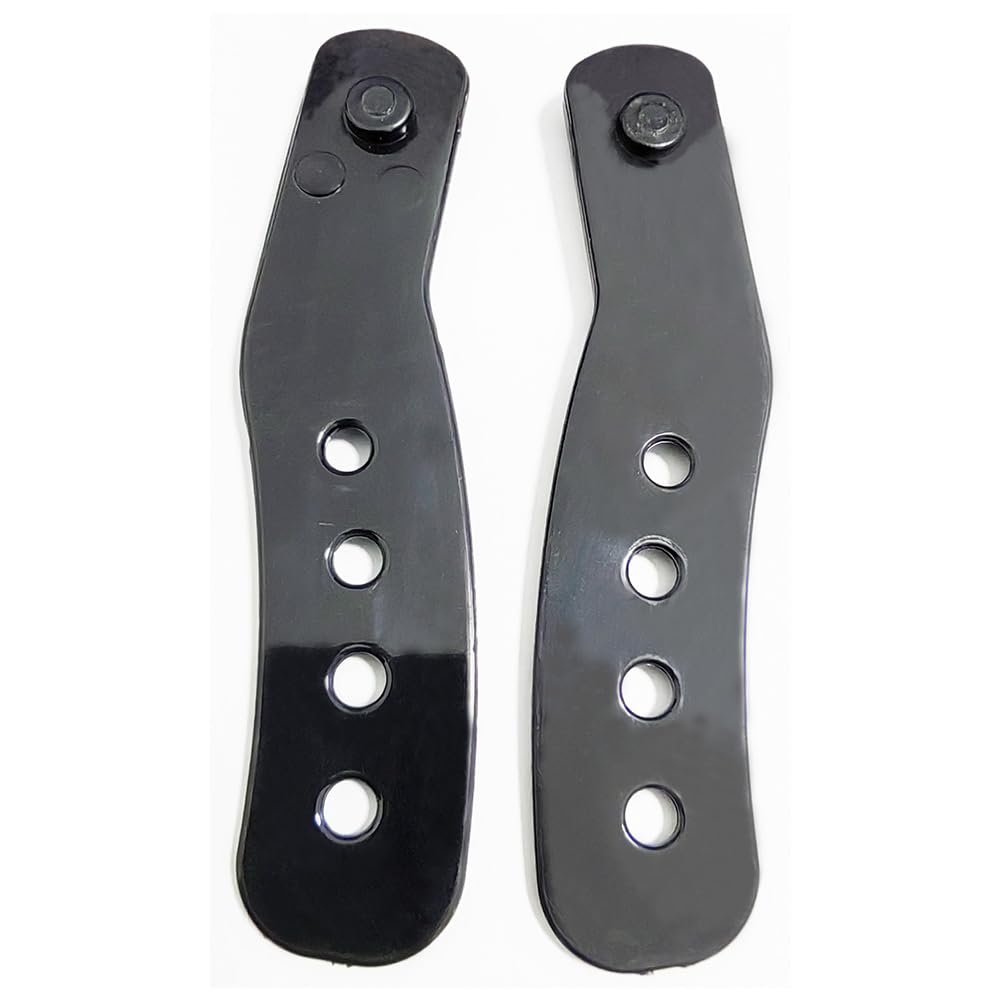 1 Pair Length 106mm / 4.17 inch Black Snowboard Binding Straps Toe Hole Straps for Snowboard Binding System