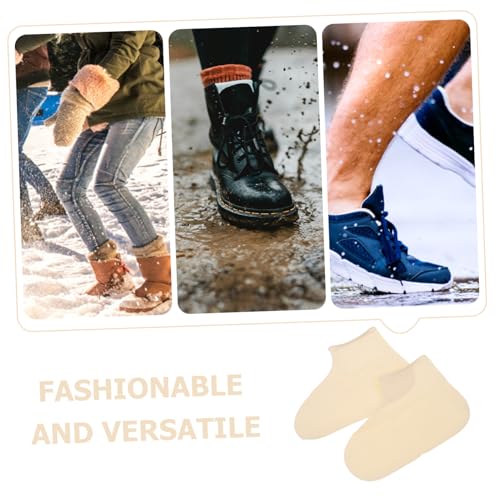 LIFKOME Cubiertas impermeables de látex para zapatos de ciclismo para mujer, protectores resistentes para botas de lluvia miniatura 7