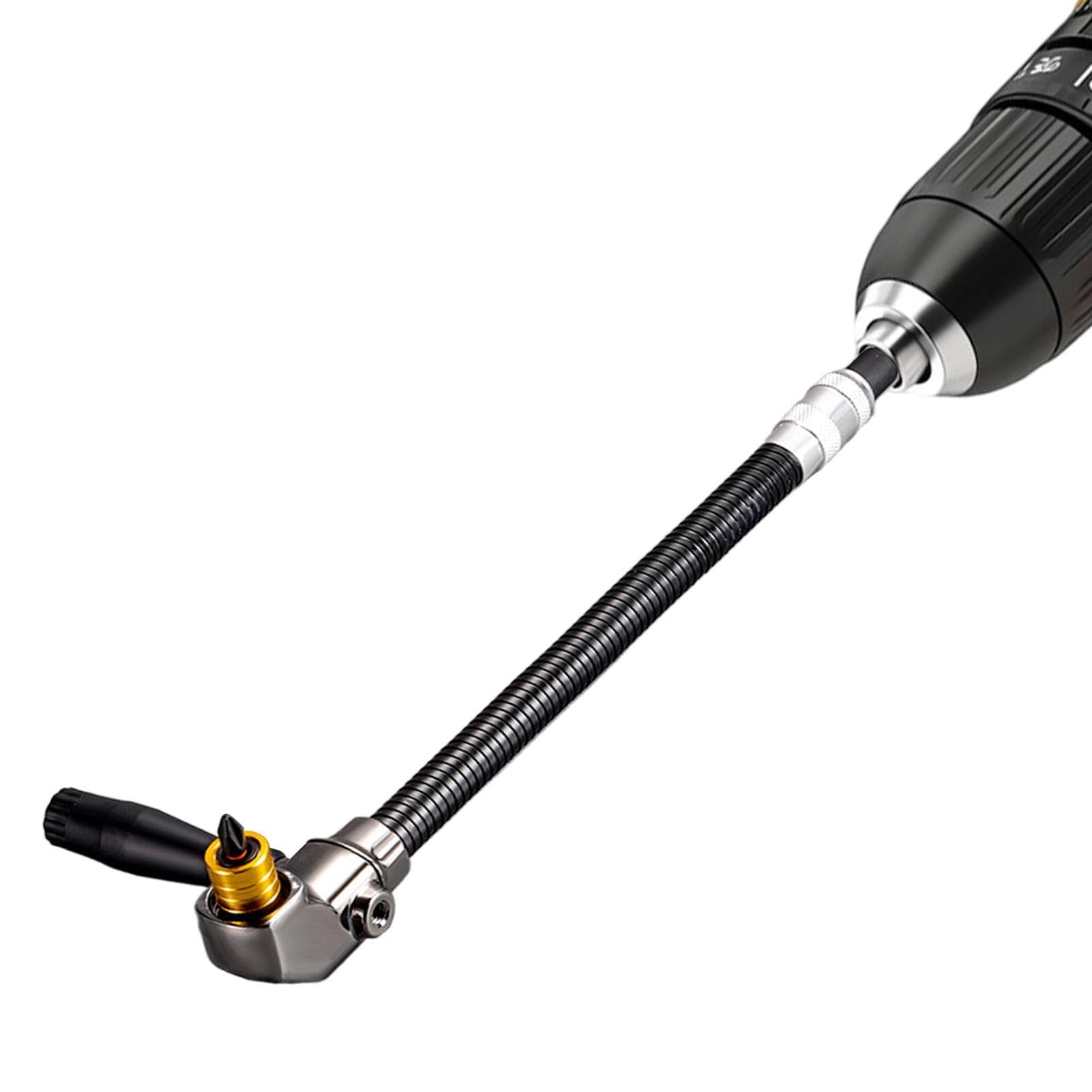 Prostokątny adapter do wtyczki, precyzyjny, kompaktowy, ergonomiczny | Adapter do wiercenia 90 stopni dla majsterkowiczów, entuzjastów majsterkowania, napraw domu, prac garażowych i hobbystów