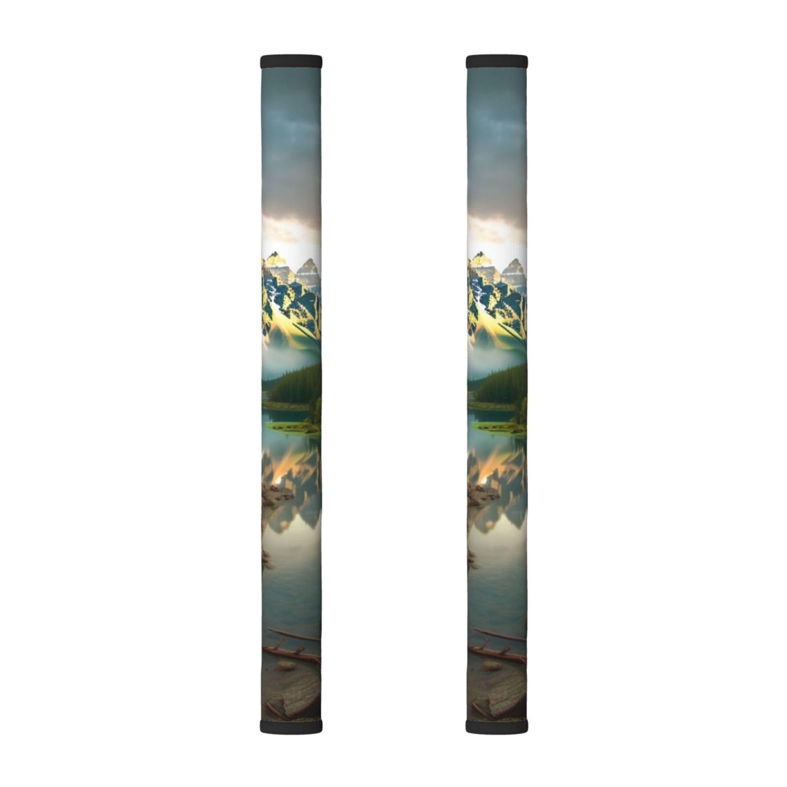 VGFJHNDF Refrigerator Door Handle Covers 2-Pack, Nature Landscape Printed Protect and Decorate for Fridge Ovens Dishwashers