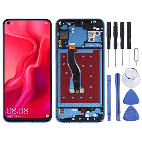 Écran LCD pour Huawei Nova 4 Bleu afficheur tactile haute sensibilité