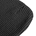 kydely Cap911 Unisex Plain 12 inch long Beanie, Black, One Size