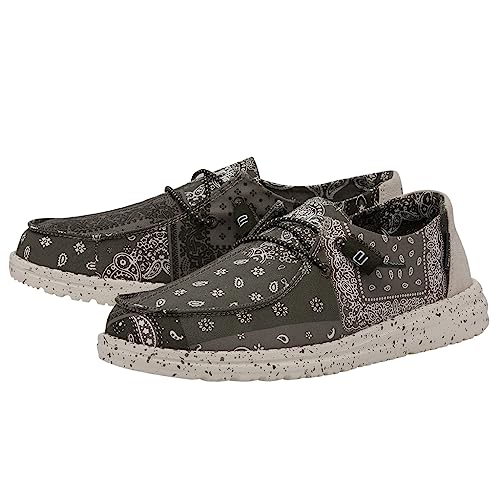 Image of HEYDUDE Women's Wendy Plaid | Women's Shoes | Women's Lace Up Loafers | Comfortable & Light-Weight