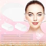 LadPemo Face Lift Tape Invisible,60PCS Face Lift Tapes and Bands,Face Lift Tape for Double Chin Wrinkles Lifting Saggy Skin, Lift Face Lifter Tape Waterproof Thin for Neck Double Chin Jowls