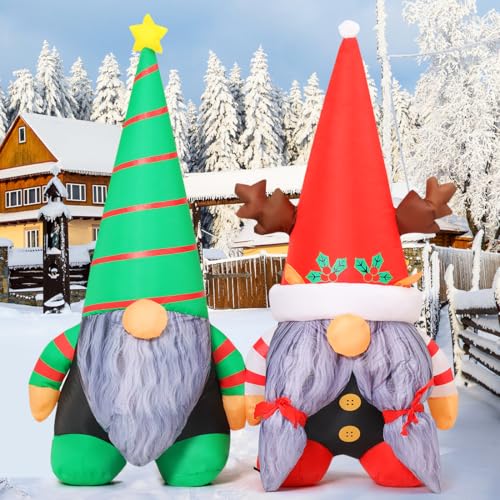 Aufblasbarer Weihnachtswichtel mit LED-Beleuchtung – 1,5 m
