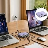 Girihe 1 PCS Ethernet Cable Splitter, 1000mbps RJ 45 Splitter Ethernet Splitterr 1 To 4 Ethernett Switch 4 Port, 4port Switch for Computer Laptop Hub Switchh Router Set-Top Box - Image 6