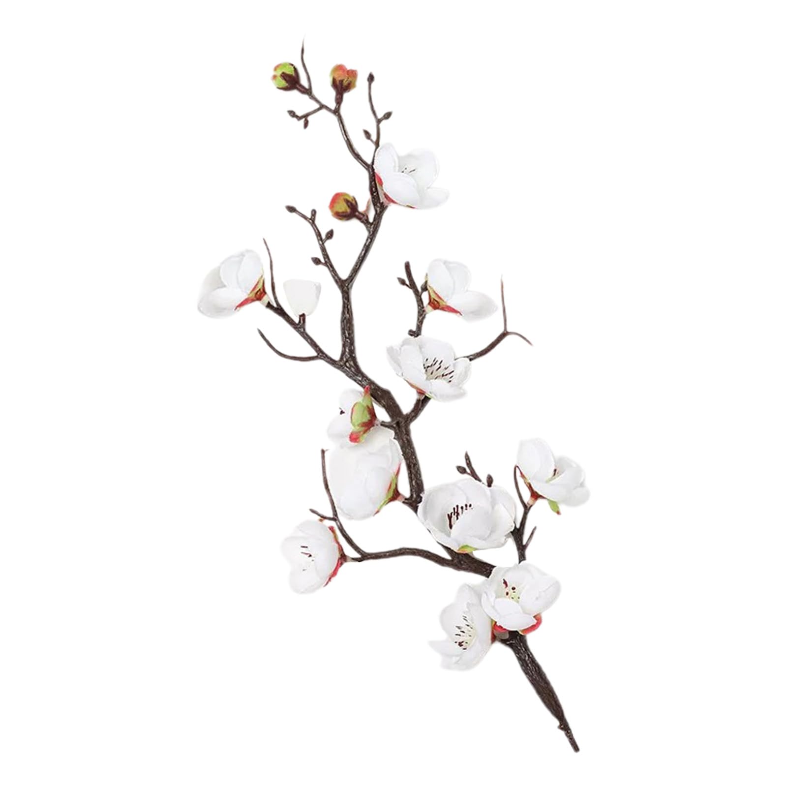 OSNIYAW Plum Blossom Bouquet Branch Silk Flower Artificial Flowers for Wedding Home Party Hotel Yard Decoration Silk Flowers for Cemetery Outdoor