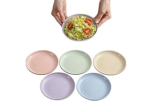 5.9" Appetizer Dinner Plates - Perfect for Easter Appetizers, Charcuterie, and Desserts