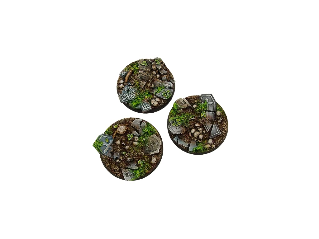 Micro Art Studio Graveyard Bases Round 50mm (1) B00830