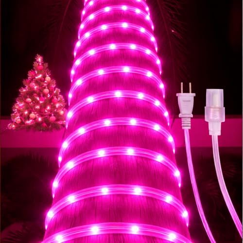 Image of V.E.S.P.A SMD LED Strip Lights Waterproof Lighting for Home Wall Decor & Interior Decoration | Perfect for Diwali Lighting | | Wedding | Events | Strip Lights | (Pink, 15 Meter)