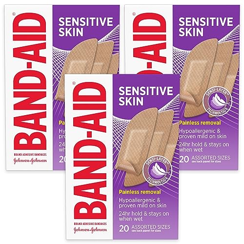 BandAid Brand Adhesive Sensitive Skin Bandages