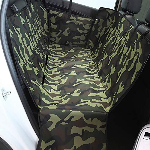 BASMPP Funda cubreasientos para Perro-Cubierta Acolchada,Resistente e Impermeable, Cubierta Protectora para Asiento Trasero de Coche, Tipo Hamaca-Talla Universal 130 * 145 cm