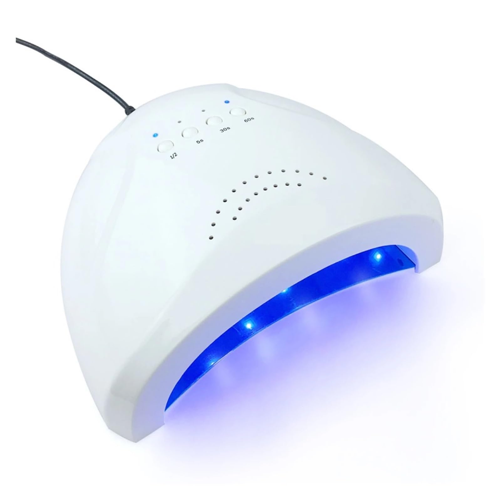Lampa UV do paznokci, Lampa LED UV do paznokci 48W Lampa UV LED do paznokci Profesjonalny żel do suszenia lakieru z 4 zegarami biegów Protable Inteligentna suszarka do paznokci Narzędzia do paznokci