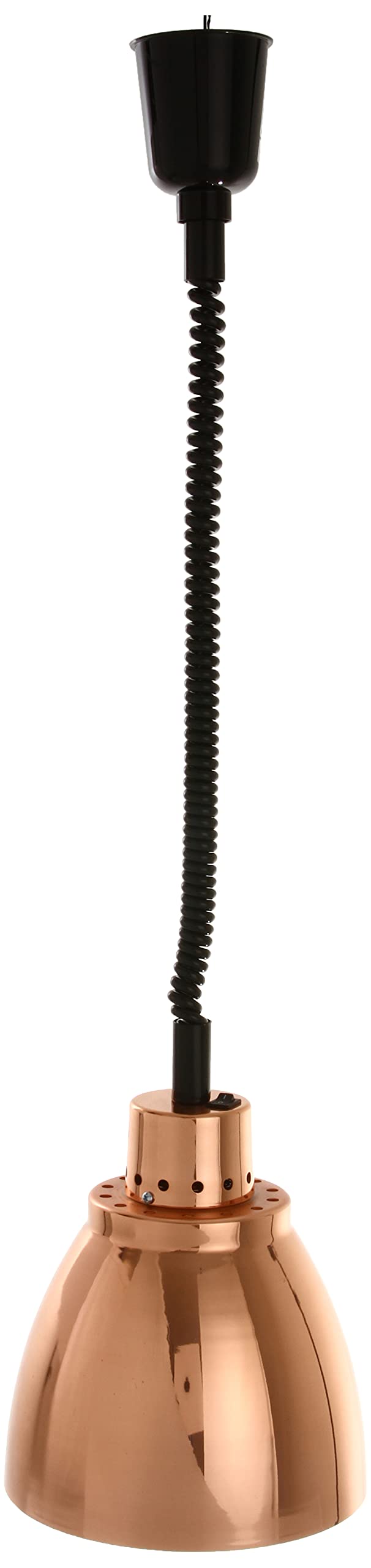 SARO Buffet JULIA Lampe chauffante – Lampe pour la conservation de la chaleur des aliments et des aliments (lampe infrarouge, réglable en hauteur, métal léger robuste, câble spirale résistant) couleur