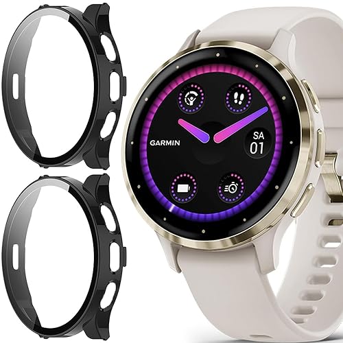 Coque Venu 3 45mm avec protection verre trempé Blueshaweu Lot de 2