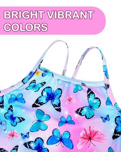 Image of Girls Swimsuit One Piece Bathing Suit Kids' Swimwear Quick Dry Summer Beach