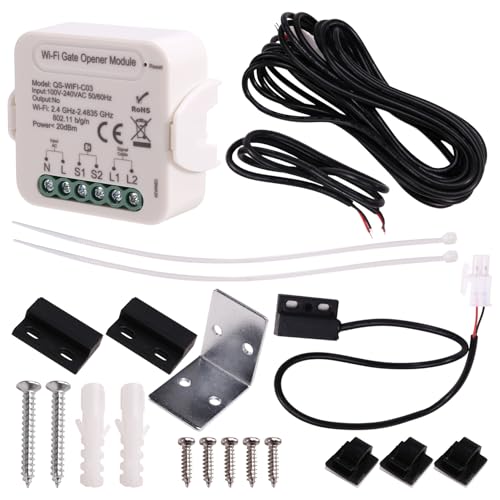 Jrifedptry Tuya Smart Gate Door Opener Module WiFi Gate Door Controller Module Garage Door Switch