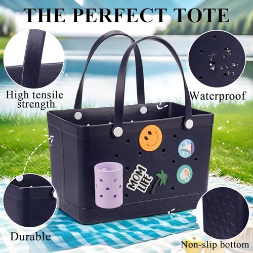 Waterproof Beach Tote Bag – Large Capacity, Durable, Lightweight, Multi-Purpose Bag for Travel, Pool, and Family Outings3