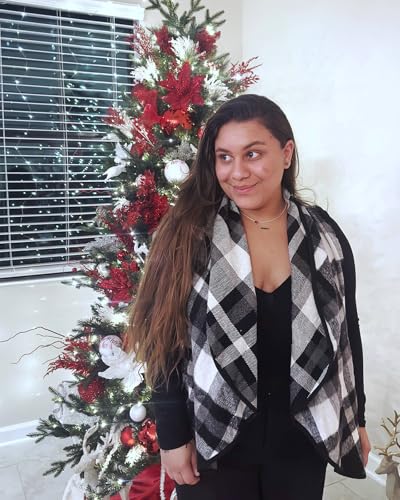 Women Sleeveless Cardigan Coat Lapel Open Front Plaid Vest Women Coat with Pockets2