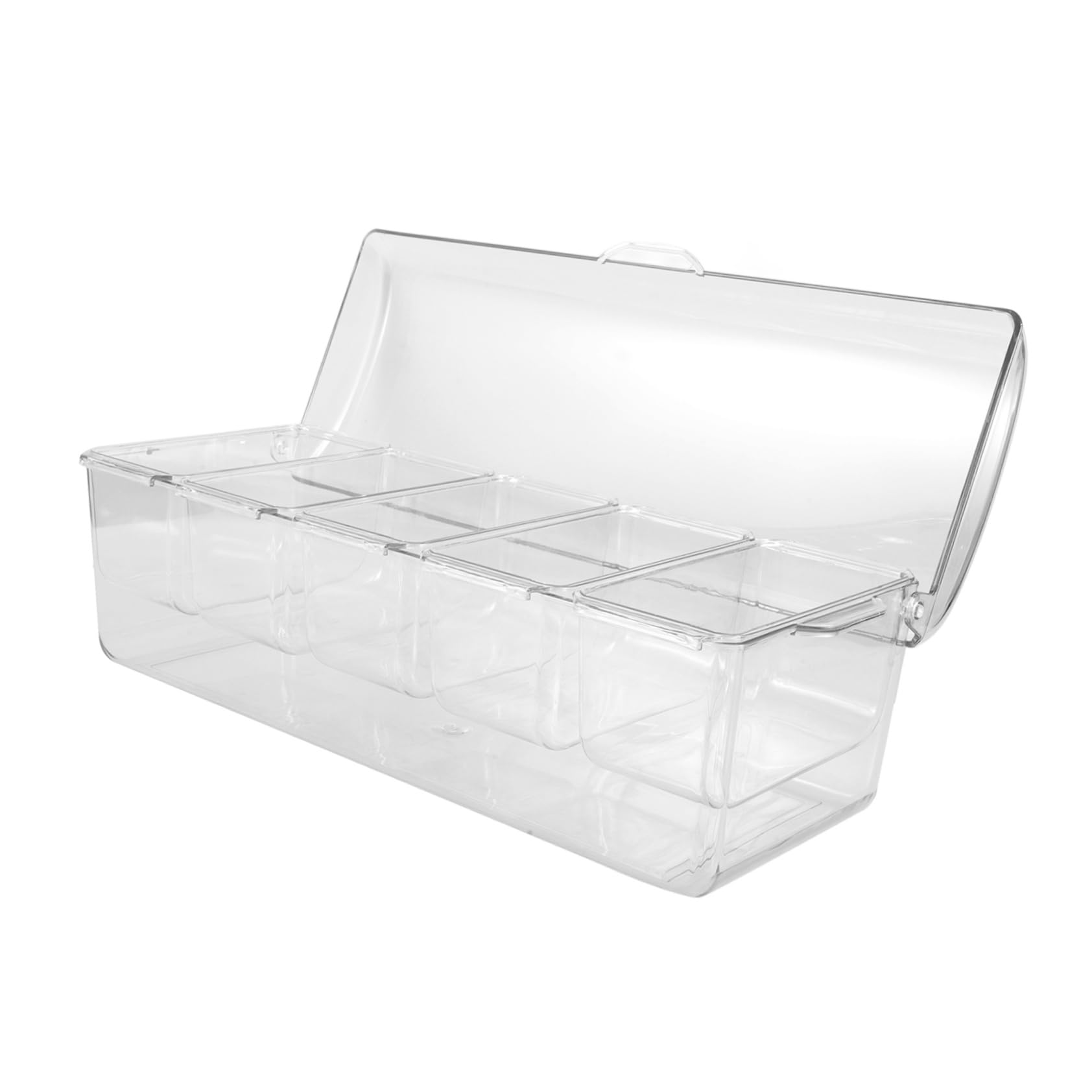 Alipis Boîte à Salade pour Conserver la Fraîcheur en Plastique à 5 Compartiments Portable Grosse Capacité, Séparations pour Pique-niques et Usage Quotidien