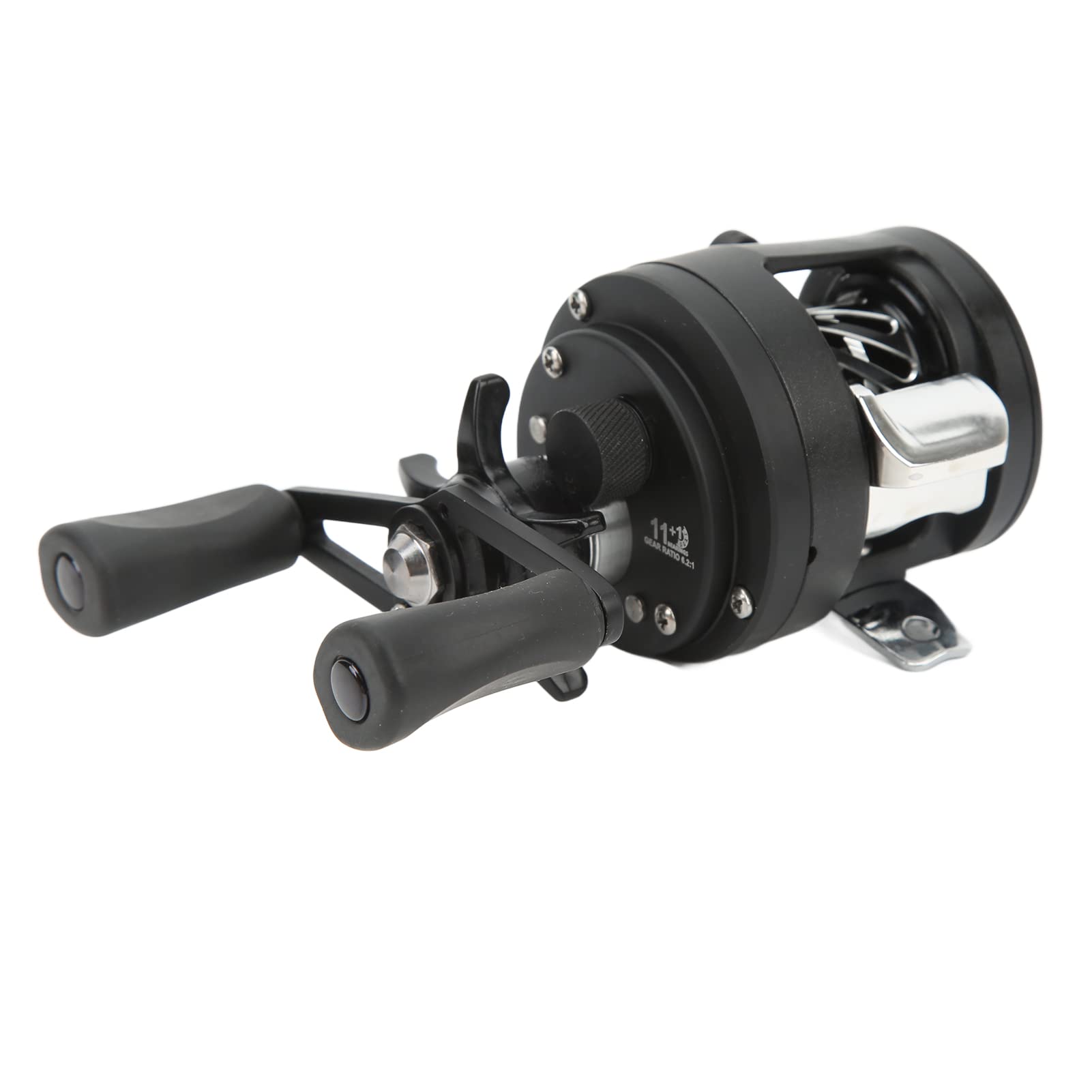 Baitcaster-Rolle, Baitcaster-Rollen, Langstrecken-Köder-Angeltrommelrad, DKS-Wassertropfen-Baitcasting-Rolle, Object-Baitcaster-Angelrolle (DKS51 Linke Hand)