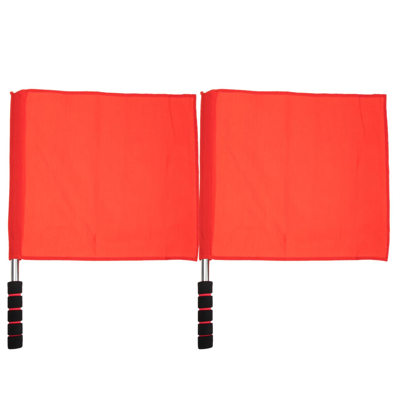 Housoutil Orange Flag Kayak Flag 2Pcs Sports Referee Flags Track and Field Sports Training Flag Linesman Flags Traffic Flags for Soccer Volleyball Football Track Horse Training Flag Safety Flag