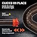 Camco RhinoFLEX 15-Ft Camper/RV Sewer Hose Kit - Features Clear Elbow Fitting w/Removable 4-in-1 Adapter - Connects to 3” Slip or 3”/3.5”/4” NPT Threaded Sewer Connection (39761)
