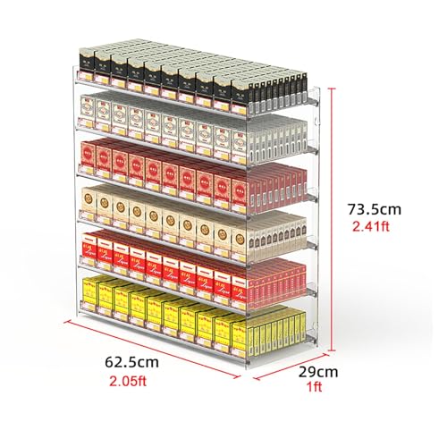 Support d'affichage de cigarettes rectangulaire pour présentoir de magasin - 3
