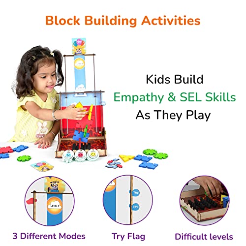 Image of Smartivity Eq Building Kit For Kids 4 To 8 Years|Best For Early Social & Emotional Development Toy For Boys & Girls Age 4-5-6-7|Educational Activity Game|Made By Iit Delhi Alumni,Multicolor