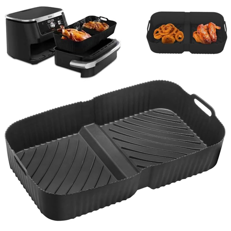 Set Accessori Per Friggitrice Ad Aria In Silicone – Stampo Per Cestello Ninja AF500, Antiaderente, Lavabile In Lavastoviglie - 2