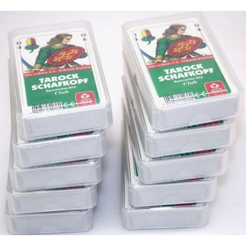 ASS Zehnerpaket TAROCK SCHAFKOPF Bayerisches Bild Spielkarten