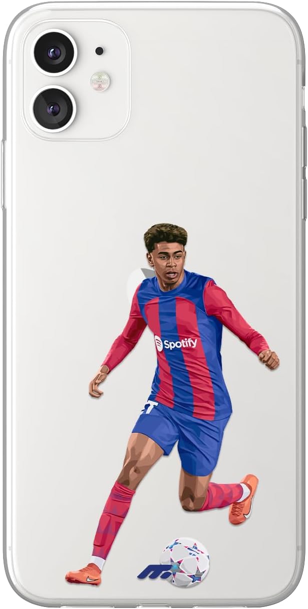 Football Lamine Yamal Barcelona Orange Roya Case for Smartphone Football Fans - Gift Idea - Premium Design