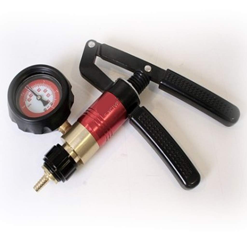 Bomba de Vacío y Presión con Vacuómetro Kit Completo en Maleta Comprobador Manual Sistemas Automoción