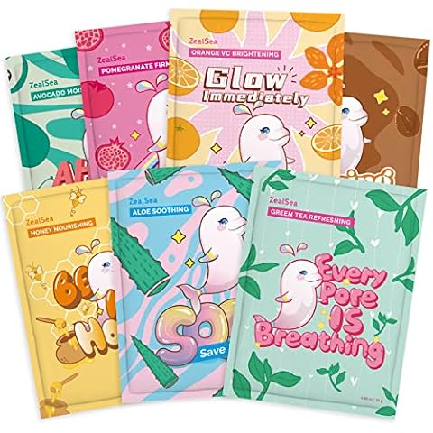 Mascarilla Facial ZealSea Sheet Masks (7 unidades) Cover