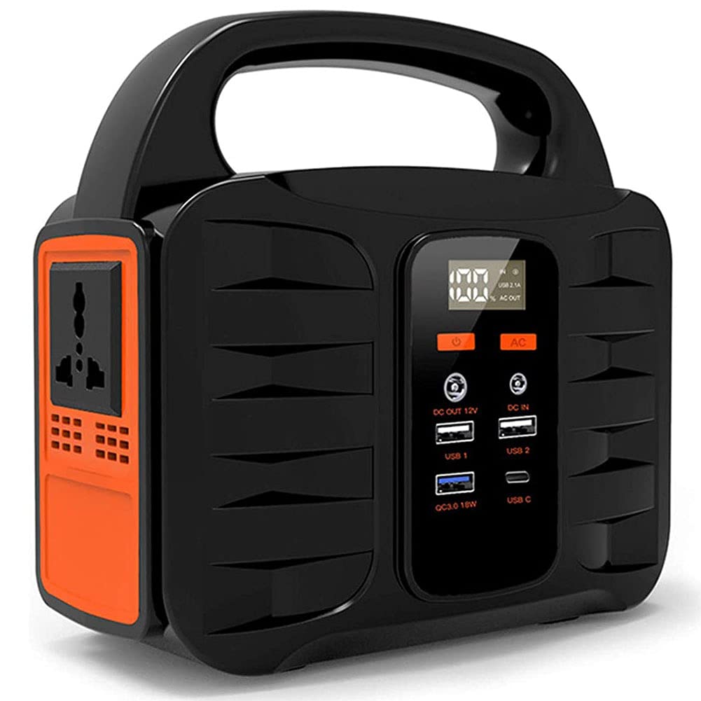 Buy Portable Power Station 100W, 155Wh Solar Generator, Backup Lithium