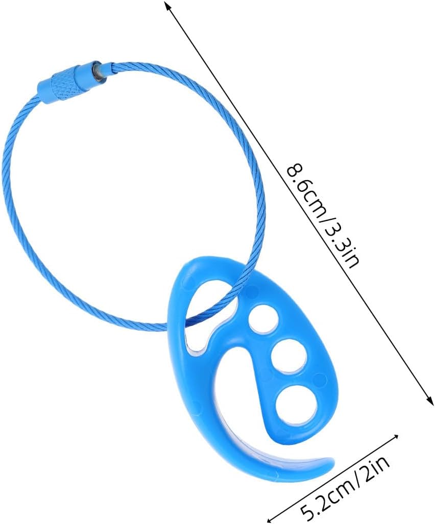 Toddmomy 10pcs Detachable Flying Disc Holder Clip for Outdoor Activities, Heavy Duty Wear Resistant Plastic Sport Hook with Innovative Structure, for Outdoor Scenarios and Backpack
