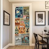 Alwayspon Póster retro vintage de 200 x 76 cm, hogar