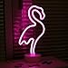 Produktbild LED Flamingo mit Sockel Nachtlicht,Dekor Neonleuchte für Weihnachten, Geburtstagsfeier, Kinderzimmer, Wohnzimmer, Hochzeit Party Decor (flamingo)