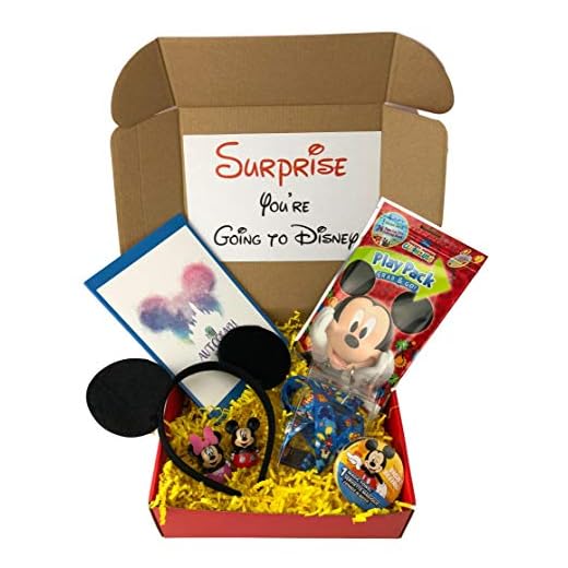 KKC Deluxe Mickey Vacation Gift for Boys with Park Accessories Including Ears and Autograph Book